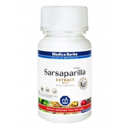 Smilax Sarsaparilla 120 Kapsułek  Medica Herbs 