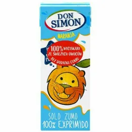 Sok Pomarańczowy Wyciskany ze Świeżych Owoców NFC 200 ml - Don Simon (data: 29.05.2026)