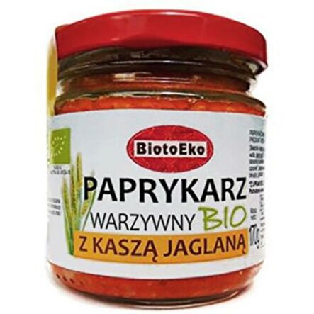 Paprykarz Warzywny Z Kaszą Jaglaną Bio 170 G - Biotoeko