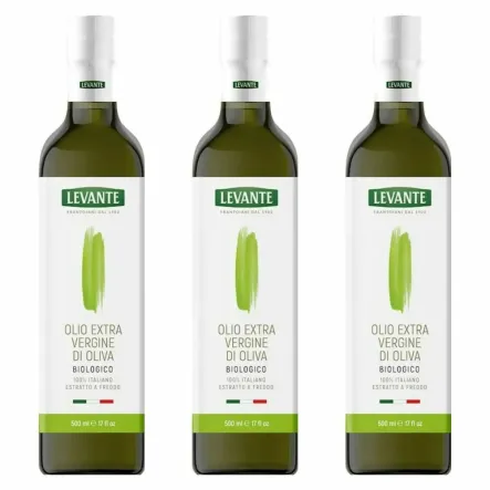 3 x Oliwa z Oliwek Extra Virgin Bio 500 ml - Bio Levante