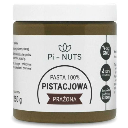 Pasta z Prażonych Pistacji 250 g - PI-NUTS (data: 13.05.2025)