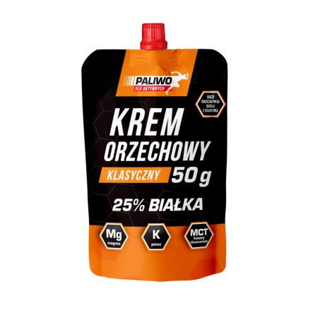 Krem Orzechowy Pouch Bez Cukru z MCT 50 g NaturAvena