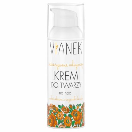 VIANEK Intensywnie Odżywczy Krem do Twarzy na Noc 50 ml - Sylveco - Przecena Krótka Data Minimalnej Trwałości