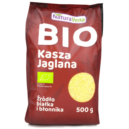 Kasza Jaglana 500 g Bio - NaturAvena - Przecena Krótka Data Minimalnej Trwałości