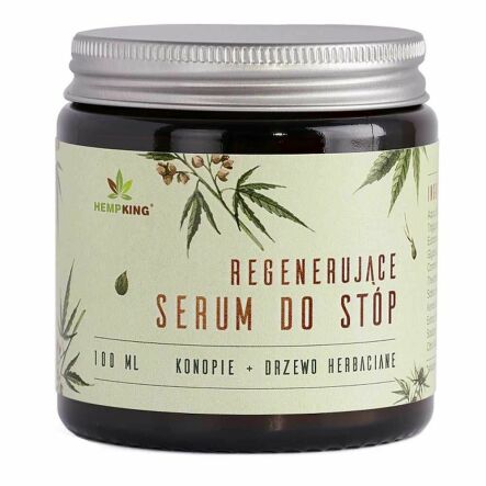 Serum Regenerujące do Stóp z CBD + Drzewo Herbaciane 100 ml - Hempking