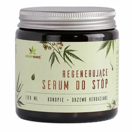 Serum Regenerujące do Stóp z CBD + Drzewo Herbaciane 100 ml - Hempking