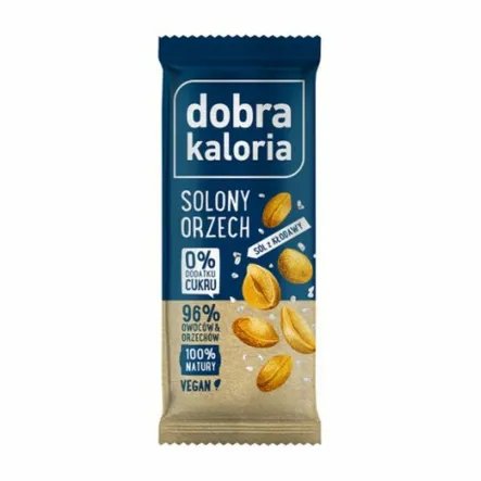 Baton Owocowy Solony Orzech 35 g - Kubara