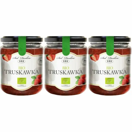 3 x Truskawka Bez Dodatku Cukru Bio 260 g - Sad Danków