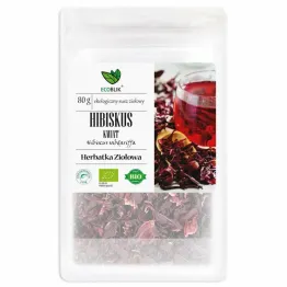 Hibiskus Kwiat Herbatka Ziołowa EKO 80 g - Ecoblik