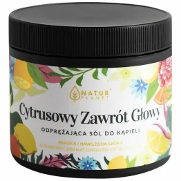 Sól do Kąpieli Cytrusowy Zawrót Głowy 400 g - Natur Planet