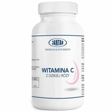 Witamina C z Dzikiej Róży 100 Kapsułek - Jantar