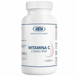 Witamina C z Dzikiej Róży 100 Kapsułek - Jantar