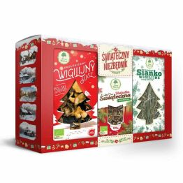 Świąteczny Niezbędnik (Susz Wigilijny Eko 200 g + Sianko Wigilijne Eko 8-12 g + Herbatka Świąteczna Eko 120 g) - Dary Natury