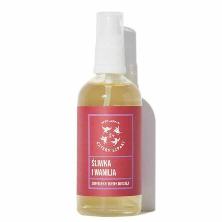Superlekki Olejek Śliwka Wanilia 100 ml - 4 Szpaki - Przecena Krótka Data Minimalnej Trwałości