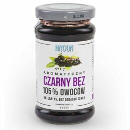 PRODUKT WYCOFANY Z OFERTY Czarny Bez Bez Cukru 105% Owoców 220 g Natjun
