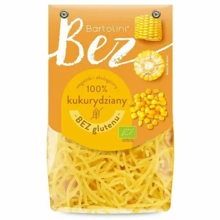 Makaron Kukurydziany Krajanka Bezglutenowy Bio 250 g - Bartolini