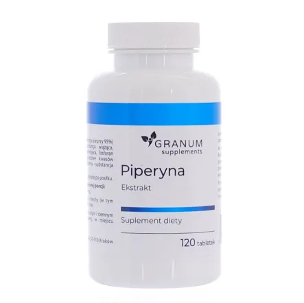 Piperyna 10 MG 120 tabletek Granum