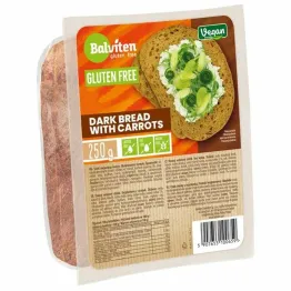 Chleb Ciemny z Marchewką Bezglutenowy 250 g - Balviten