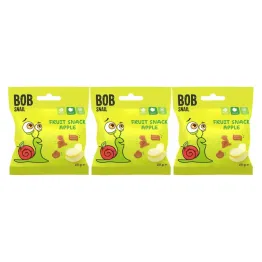 3 x Przekąska Jabłkowa 20 g - Bob Snail