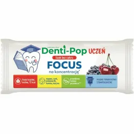 Lizak Bez Dodatku Cukru FOCUS 6 g - Denti-Pop Uczeń