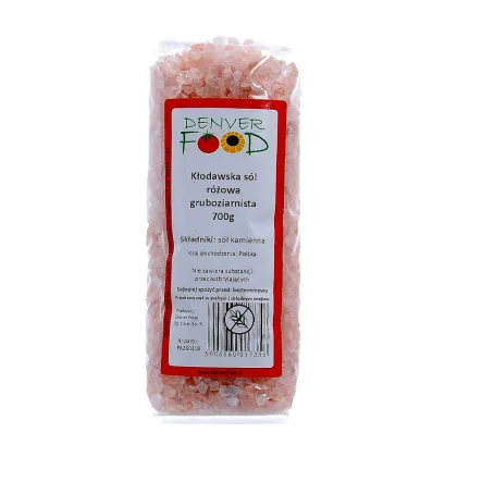 Kłodawska Sól Różowa Gruboziarnista 700 g - Denver