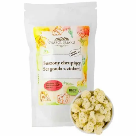 Ser Gouda z Ziołami Suszony 50 g - SYMBOL SMAKU