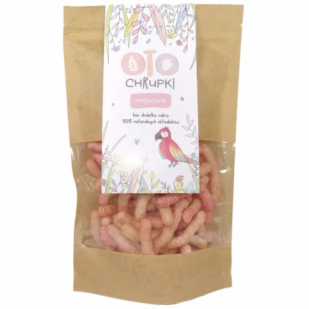 OTO Chrupki Malinowe Bez Dodatku Cukru 25 g - Otolandia