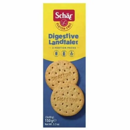 Ciastka Typu Digestive Bezglutenowe 150 g - SCHAR