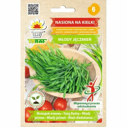 Nasiona na Kiełki Młody Jęczmień 30 g -Toraf