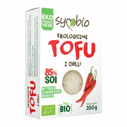 Tofu z Chilli 85% Soi Ekologiczne Bio 200 g Symbio