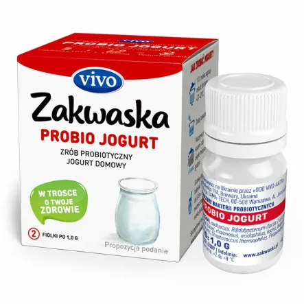 Zakwaska do Jogurtu PROBIO 2 Sztuki 2 g (2 x 1 g) - VIVO (COLD)