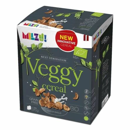 Muszelki z Szarego Grochu Kakaowe  Bio 370 g - Milzu