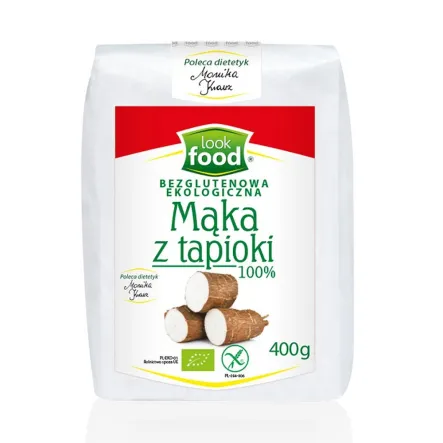 Mąka z Tapioki Bezglutenowa Bio 400 g Look Food 
