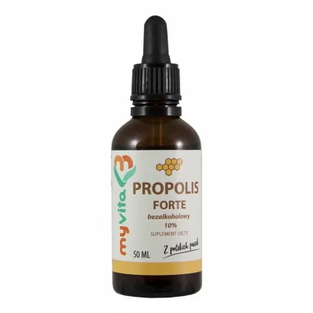 Propolis Forte Krople Bezalkoholowe 10% 50 ml - MyVita