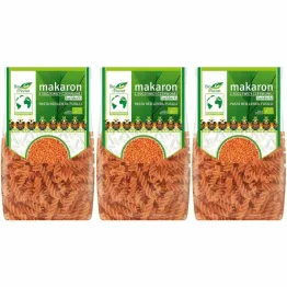 3 x Makaron z Soczewicy Czerwone Świderki Bio 250 g - Bio Planet