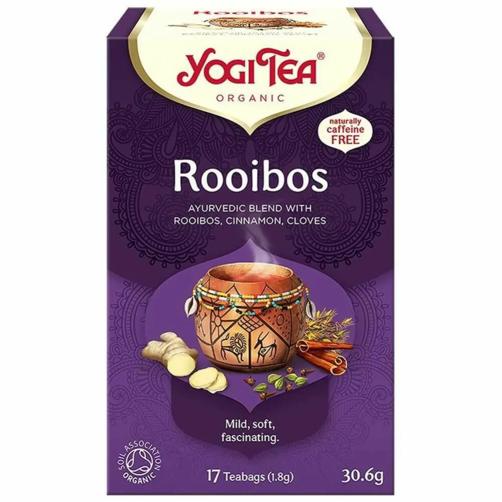 Herbatka Rooibos z Cynamonem i Goździkami Bio 17 Saszetek (30,6 g) - Yogi Tea