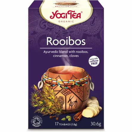 Herbatka Rooibos Bio (17 x 1,8 g)  Yogi Tea