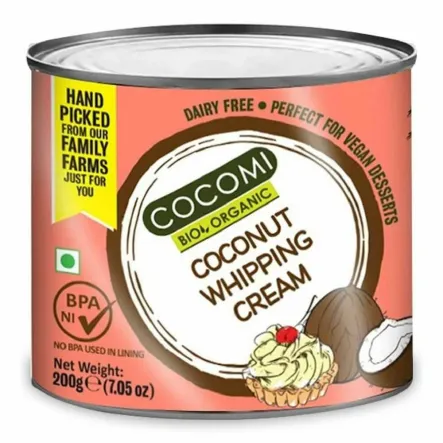 Krem Kokosowy do Ubijania w Puszce Bio 200 g - Cocomi