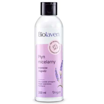 Płyn Micelarny Oczyszczająco - Łagodzący 200 ml - Biolaven