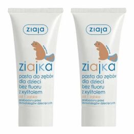 2 x Ziajka Pasta do Zębów z Ksylitolem Bez Fluoru 50 ml - Ziaja