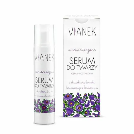 Wzmacniające Serum do Twarzy Cera Naczynkowa 15 ml - Vianek (data: 30.07.2025)