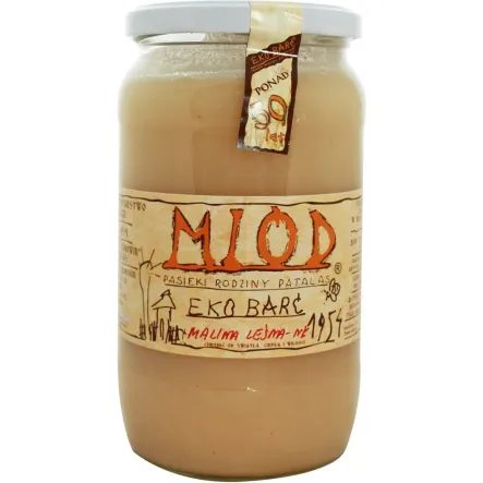 Miód Malina Leśna Bio 1 Kg - Eko-Barć (Patalas)