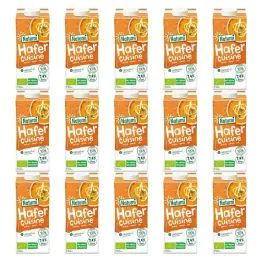 15 x Zagęszczony Produkt Owsiany Bio 200 Ml - UHT  Natumi