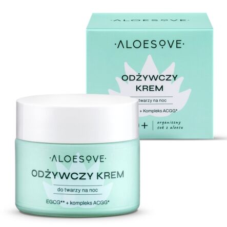 Odżywczy Krem do Twarzy na Noc 50 ml - ALOESOVE