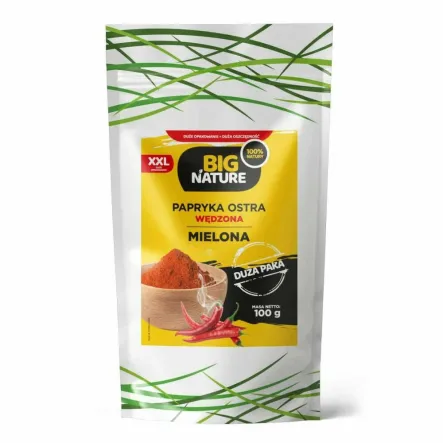 Papryka Ostra Wędzona Mielona 100 g - Big Nature