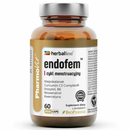 Endofem™ Cykl Menstruacyjny 60 Kapsułek - Pharmovit Herballine™