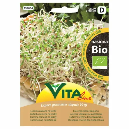 BIO Nasiona Na Kiełki Lucerna 20 g - Vita Line