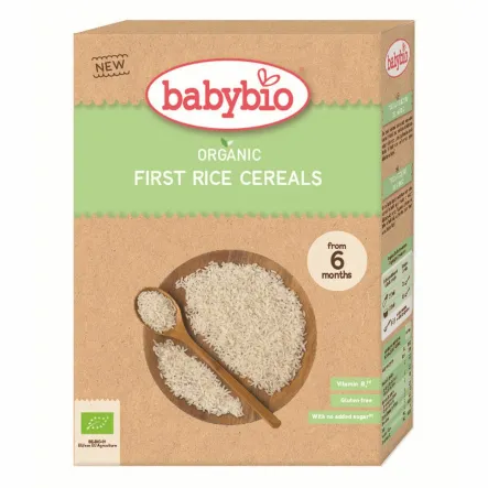 Kaszka Ryżowa od 6 Miesiąca Bezglutenowa Bio 200 g - Babybio