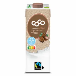 Napój Kokosowy Cappuccino Bez Dodatku Cukru Fair Trade Bio 1 l - Coco