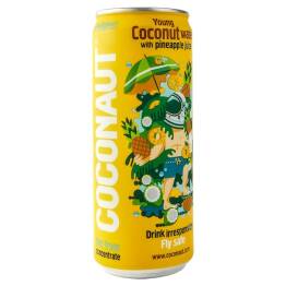 Woda Kokosowa z Młodego Kokosa z Sokiem Ananasowym NFC 320 ml - Coconaut